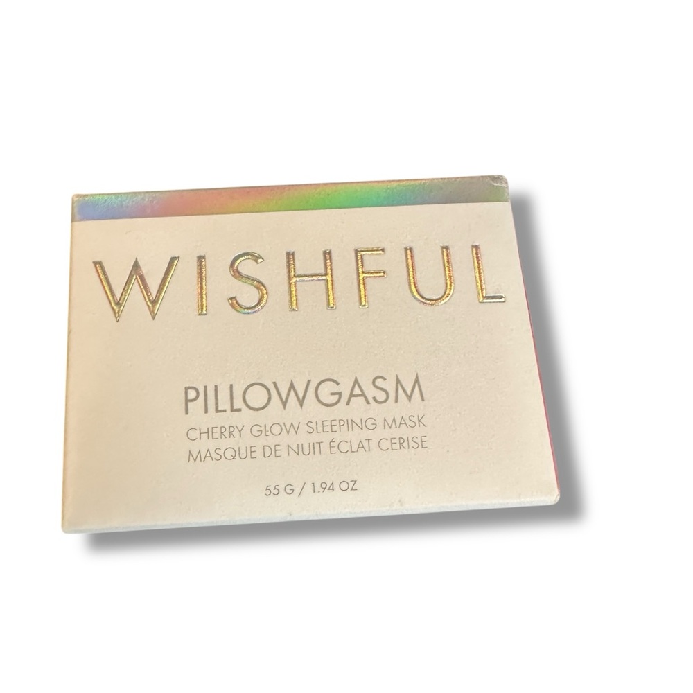 Wishful Pillowgasm Cherry Glow Sleeping Mask NIB